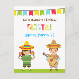 Convites Coloridos de Aniversário Infantil para Fe