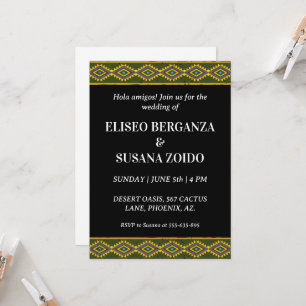 convites coloridos para casamento méxico mexicano