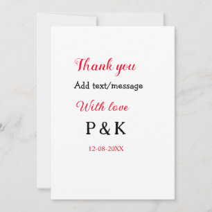 Convites Com amor adicione o nome do casal letra obrigado a