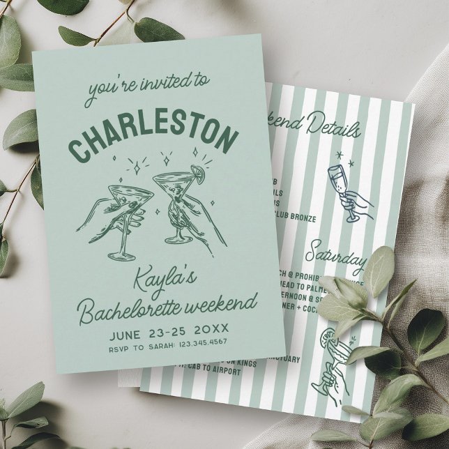 Convites Com Amor Da Festa de solteira De Sage (Criador carregado)