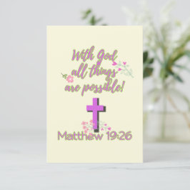 Convites Com Deus Todas As Coisas São Possíveis