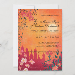 Convites Com foto Sunset Serenade Wedding