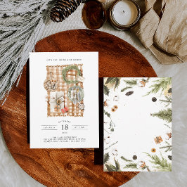 Convites Coma, beba e seja Feliz | Festa Jante de Natal