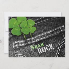 Convites Coma, beba e seja Rua irlandesa.