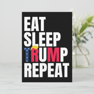 Convites Coma Dormir Trump Repetir Presidente Trump Reeleiç