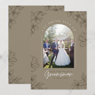 Convites Coma o conjunto de bebidas para cima - Serviço de 