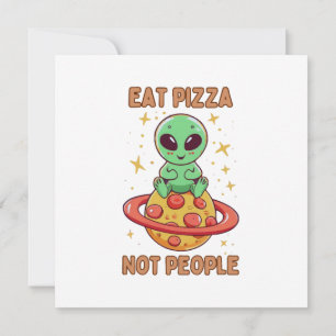 Convites Coma pizza não pessoas