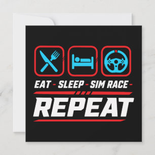 Convites Coma sim-race para fãs de corridas de simulação