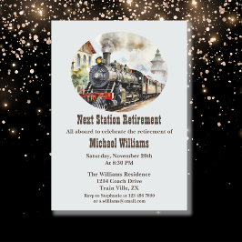 Convites Comboio do Viagem de Rotação do Comboio na Próxima