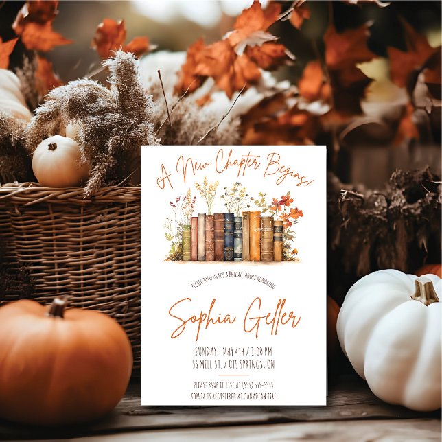 Convites Começa Um Novo Capítulo! Chá de panela Floral de o (Criador carregado)