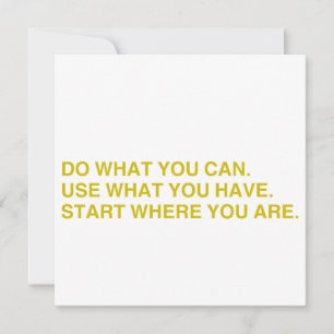 Convites Comece Onde Você Está
