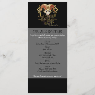 Convites Comédia de citações do banquete dos erros (vers