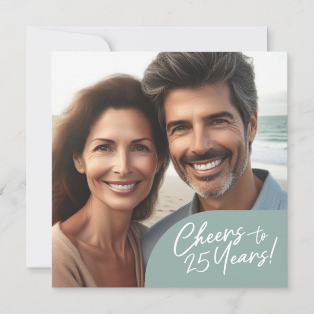 Convites Comemoração de 25 anos do Partido do Aniversário (Frente)