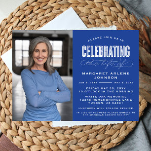 CONVITES COMEMORAÇÃO DO FUNERAL DE VIDA MODERNA NEGRA