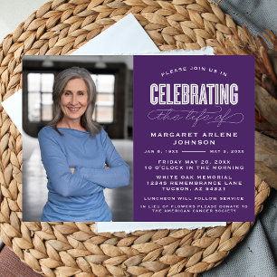 CONVITES COMEMORAÇÃO DO FUNERAL DE VIDA MODERNA NEGRA