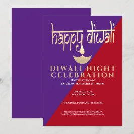 Convites Comemoração Noturna Diwali Da Luz