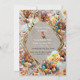 Convites Comemorações de Aniversário no Domingo de Páscoa