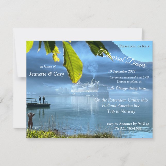 Convites Comemorações norueguesas (Frente)