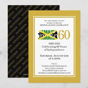 Convites Comemorando o 60º aniversário da independência da 