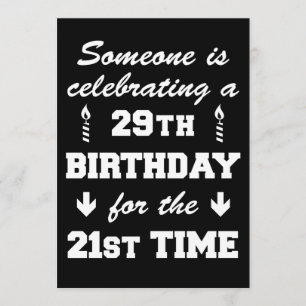 Convites Comemorando vez 50th Invitatio do 29o aniversário