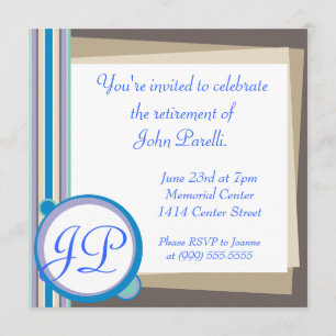 Convites Comemore uma aposentadoria
