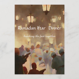 Convites Comensal de Ramadan Iftar