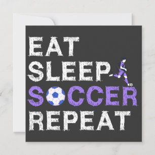 Convites Comer+Dormir+futebol+Repetir