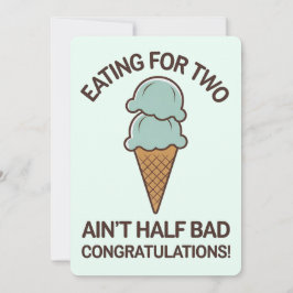 Convites Comer Para Dois Não É Metade Ruim Sorvete Divertid