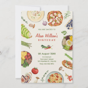 Convites Comida culinária