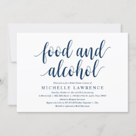 Convites Comida e Álcool, Celebração Moderna do Chá de pane