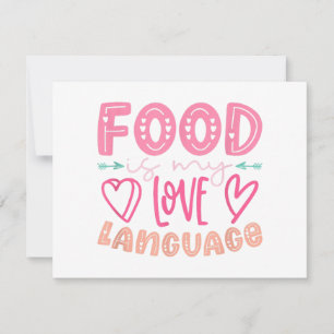 Convites Comida É Minha Língua De Amor - Chef De Chef De Co