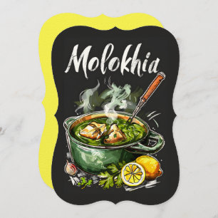 Convites Comida Saudável da Molokhia Árabe م ل خ ي ة ب ا ل 