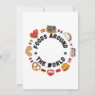Convites Comidas em todo o mundo