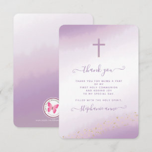 Convites Community Cross Lavanda Watercolor