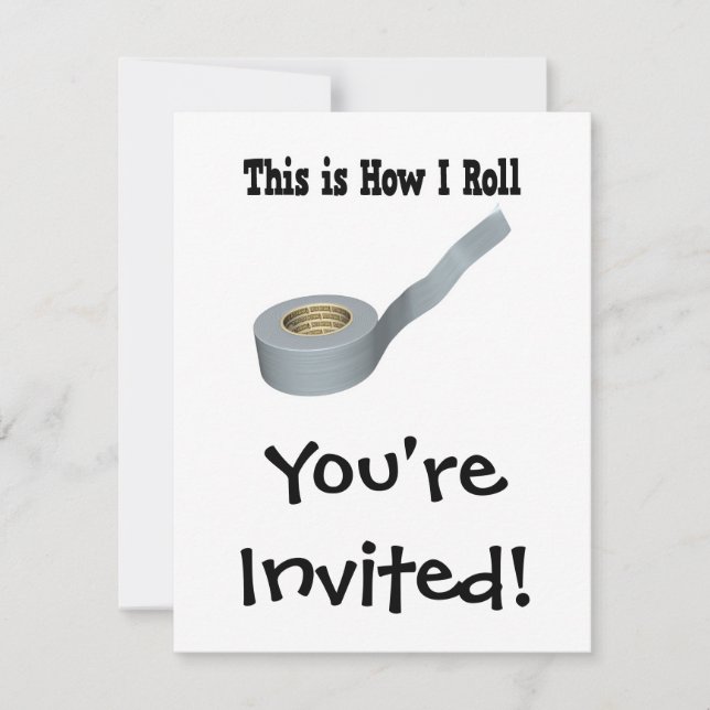 Convites Como eu faço a fita do duto (Frente)