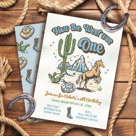 Convites Como o Ocidente era um menino de aniversário