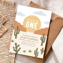 Convites Como o Ocidente foi um aniversário de cowboy