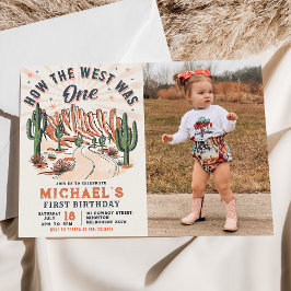 Convites Como O Ocidente Foi Uma Foto De Aniversário Do Cow