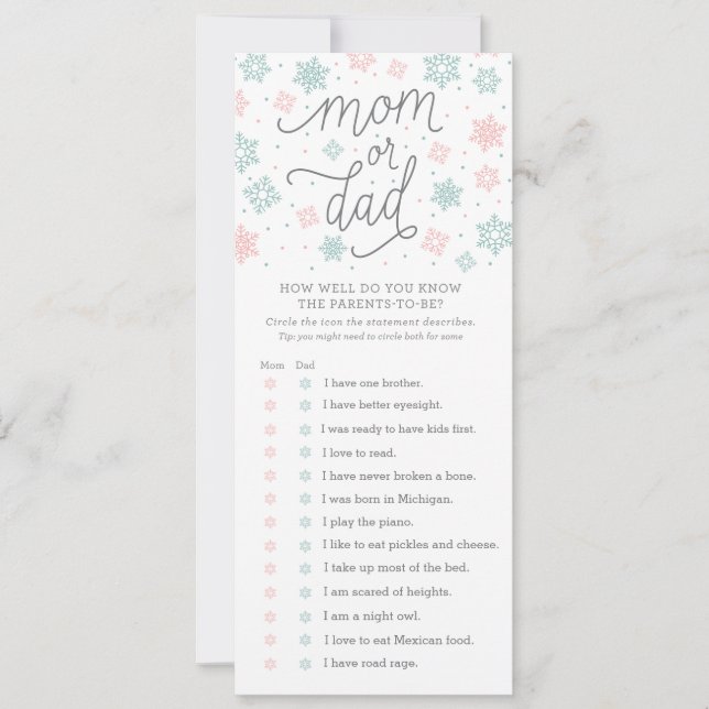 Convites Como Você Conhece O Jogo De Chá de fraldas Do Floc (Frente)