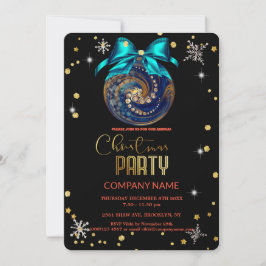 Convites Companhia de diamantes em flocos de neve de Natal