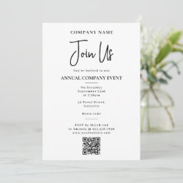 Convites Company Event Office Party Corporate Annual White