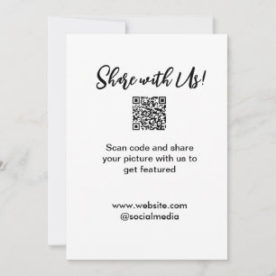 Convites Compartilhe a imagem digitalizar código QR adicion