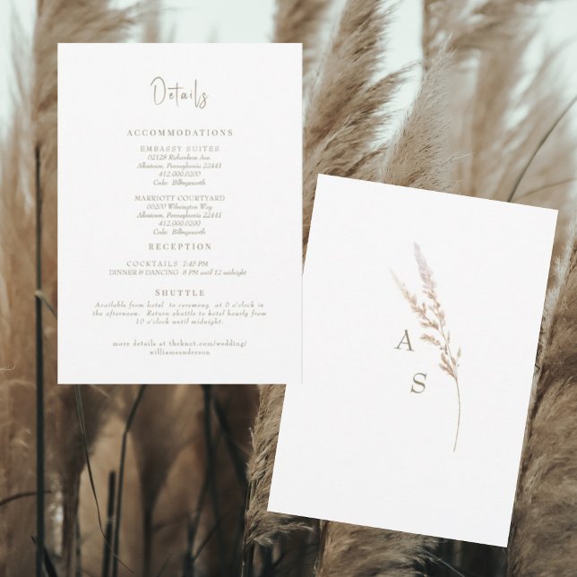 Convites Compartimento Detalhes do Casamento Branco (Criador carregado)