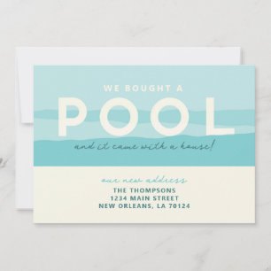 Convites Compramos uma Piscina de lançamento