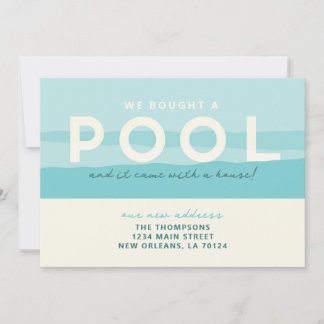 Convites Compramos uma Piscina de lançamento