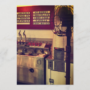 Convites Compro de Sorvetes Vintage