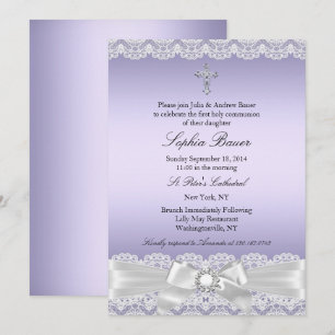 Convites Comunhão Santa Cruz de Arco Roubado Roxo