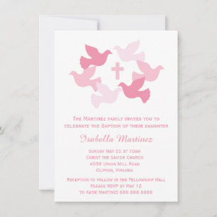 Convites Comunhão santamente da dedicação do bebê do