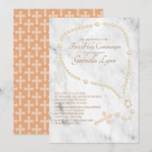 Comunhão santamente da miçanga do rosário da