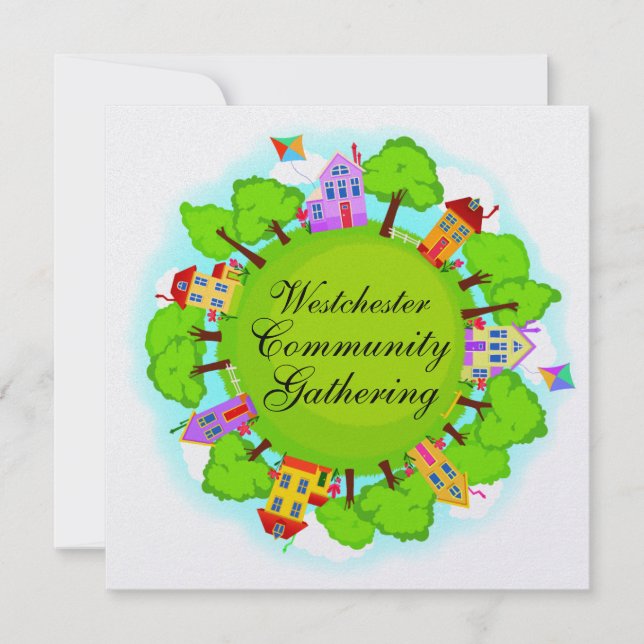 Convites Comunidade - Evento de vizinhança - SRF (Frente)